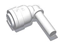 QCSEEG Series Push In x Stem Polypropylene Elbow